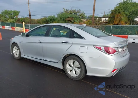 2015 Hyundai Sonata Hybrid z USA, uszkodzony, nr VIN KMHEC4A4XFA137788